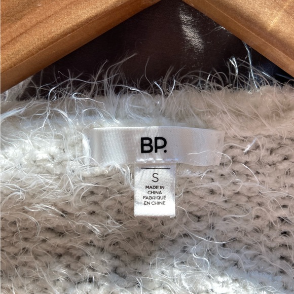 BP White Fluffy Sweater - Picture 4 of 5